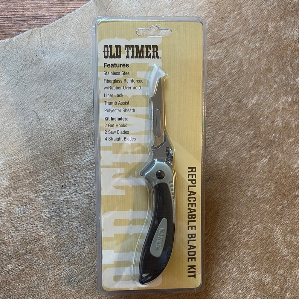 Old Timer Blade Kit with Black Case